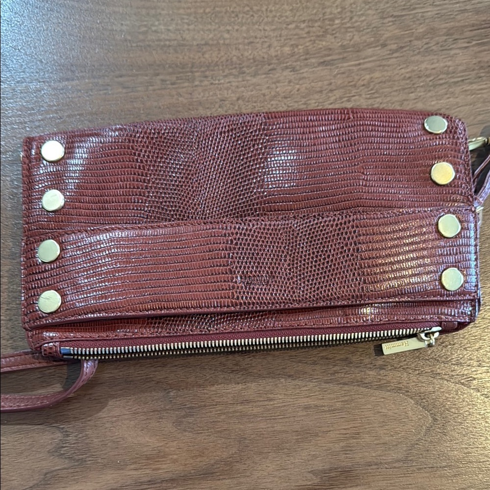 Hammitt RYAN Burgundy Clutch Bag